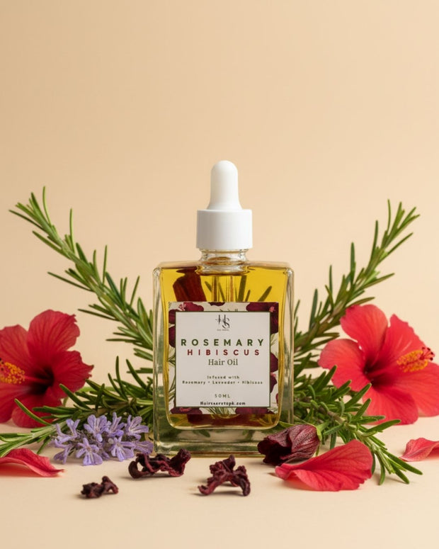 Rosemary Hibiscus Hair Oil (50ml)
