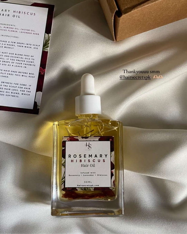 Rosemary Hibiscus Hair Oil (50ml)
