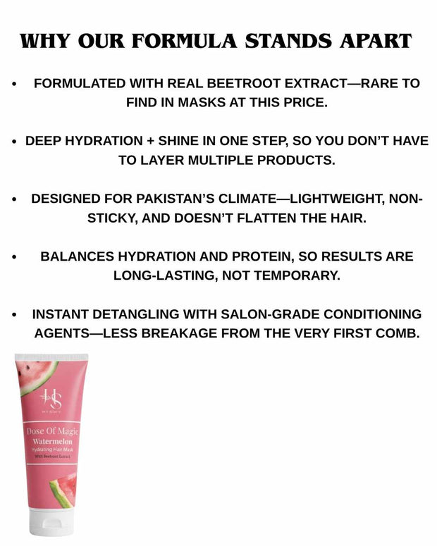 Watermelon Hydrating Hair Mask (200g)