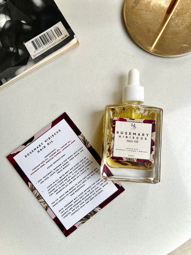 Rosemary Hibiscus Hair Oil (50ml)